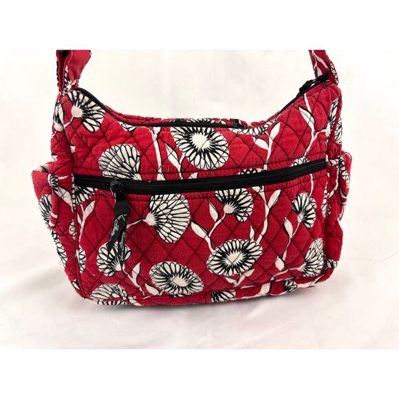 Vera Bradley Deco Daisy Sophie Fabric Shoulder Bag Houndstooth Retired - Picture 4 of 16